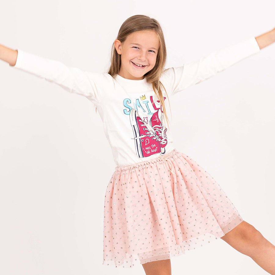 Smile | Dievčenské tričko s dlhým rukávom