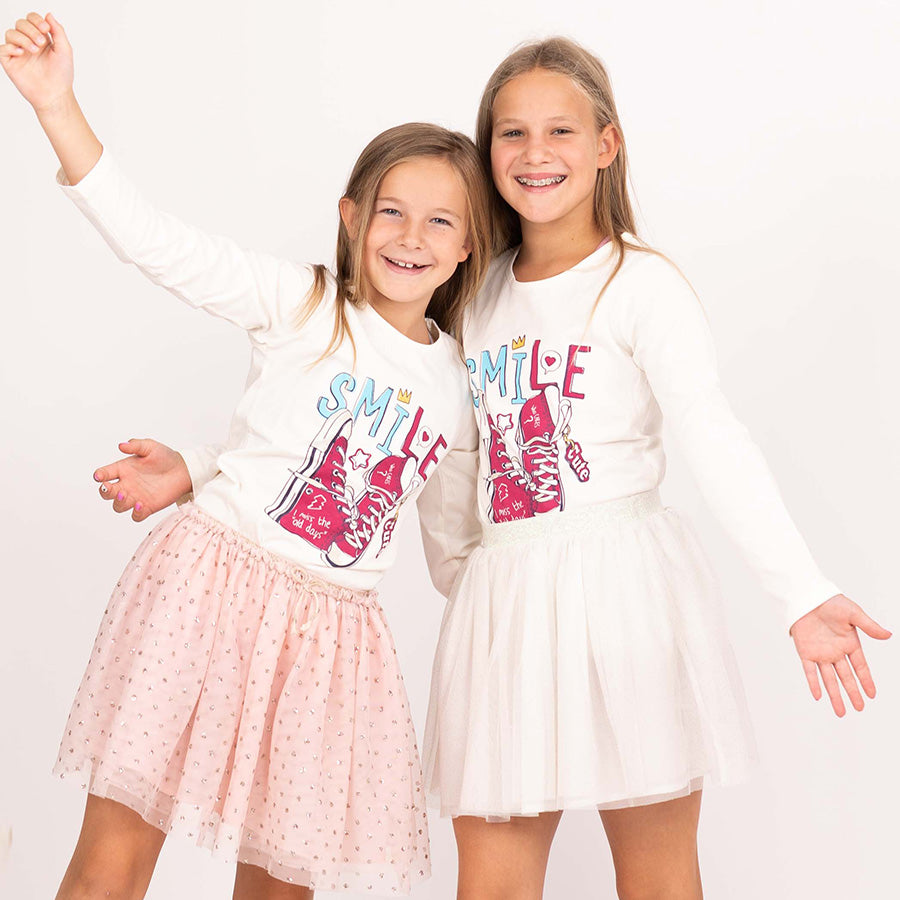 Smile | Dievčenské tričko s dlhým rukávom