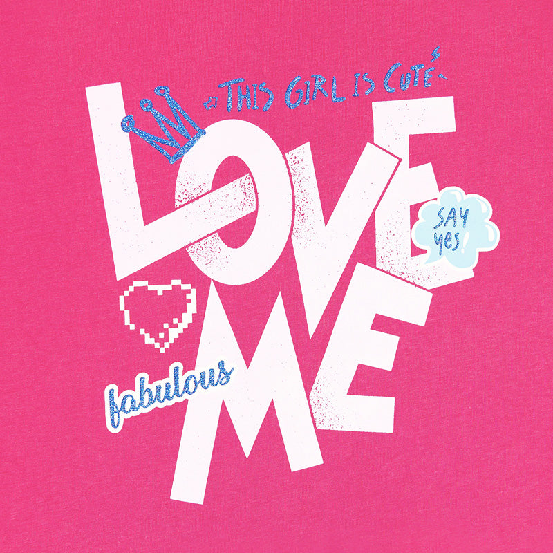 Love Me | Dievčenské tričko s dlhým rukávom