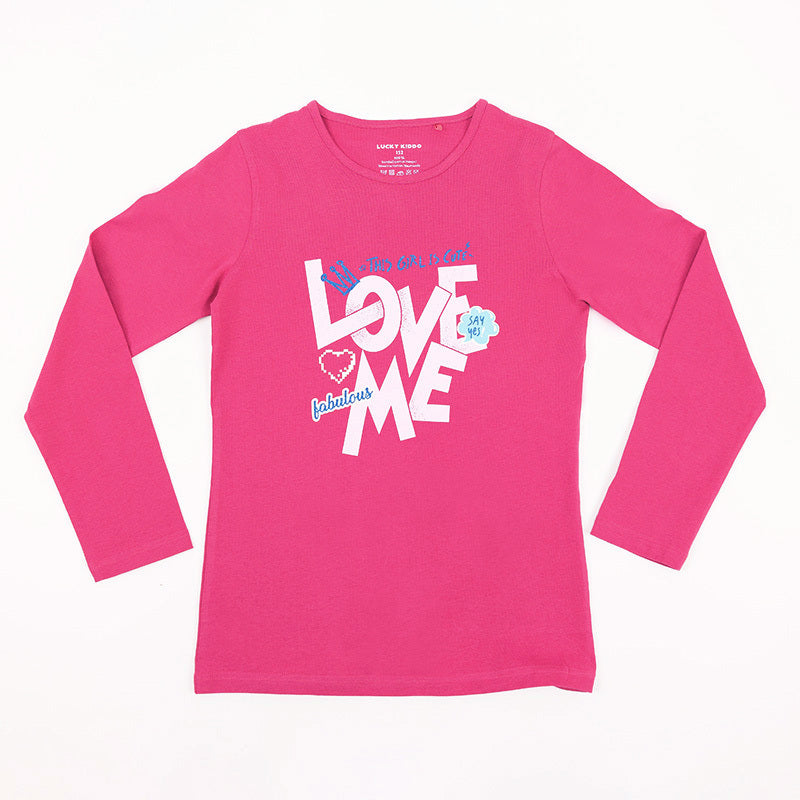 Love Me | Dievčenské tričko s dlhým rukávom