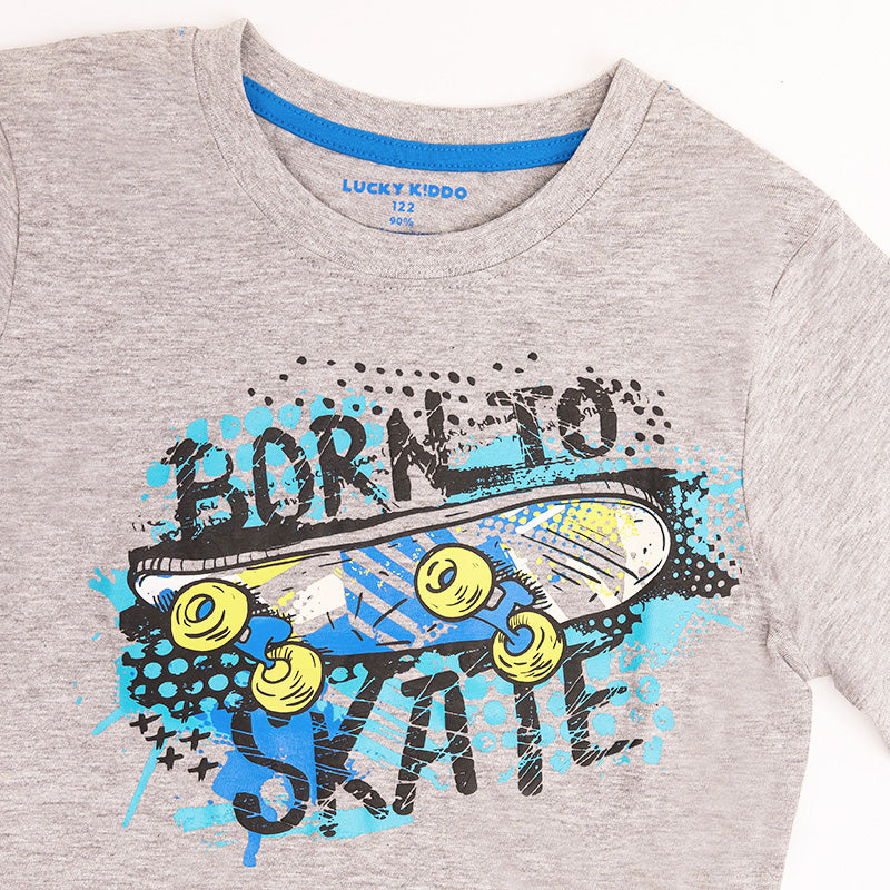 Born To Skate | Chlapčenské tričko s dlhými rukávmi