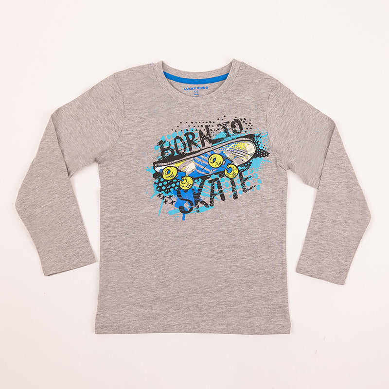 Born To Skate | Chlapčenské tričko s dlhými rukávmi