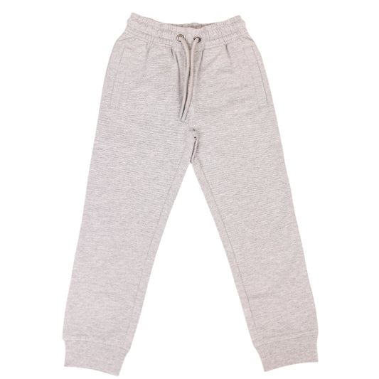 Comfy Grey | Chlapčenské zimné teplákové nohavice typu jogger