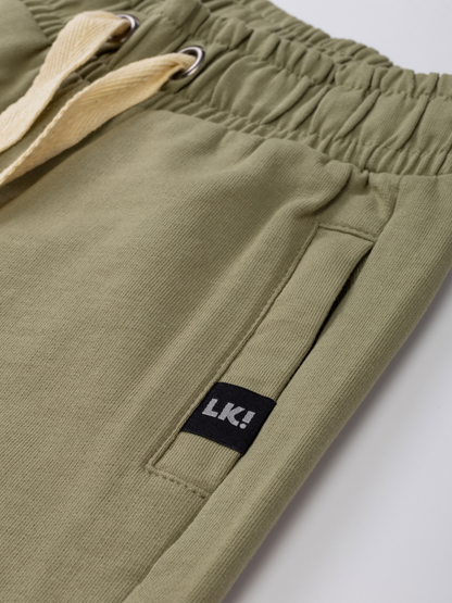 Oil Green | Chlapčenské krátke nohavice
