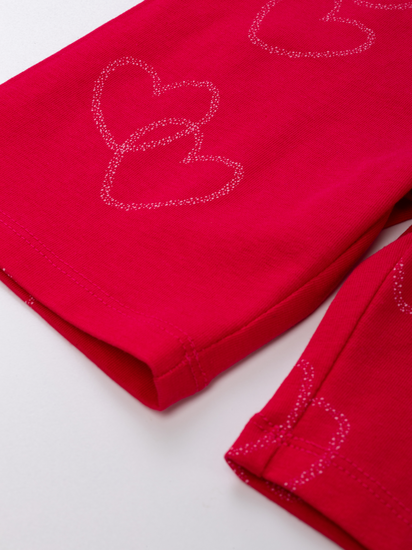 Magenta Hearts | Dievčenské krátke legíny