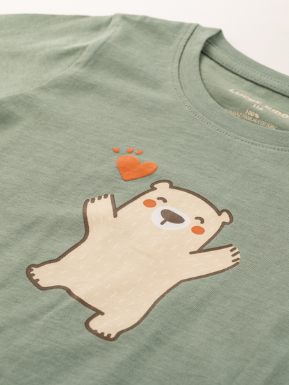 Bear Love | Dievčenská tunika s dlhým rukávom