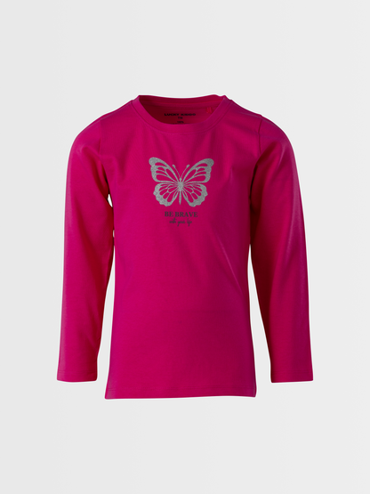 Shiny Butterfly | Dievčenské tričko s dlhým rukávom