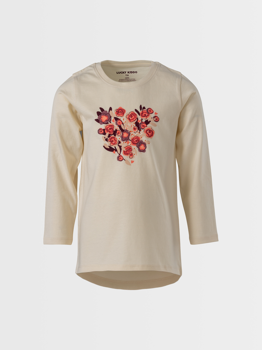 Autumn Heart | Dievčenská tunika s dlhým rukávom