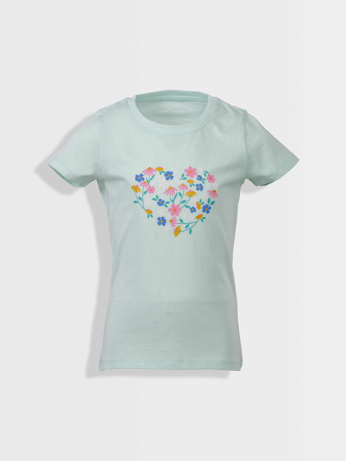 Flower Heart | Dievčenské tričko s krátkym rukávom