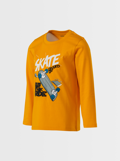 Skate Away | Chlapčenské tričko s dlhým rukávom