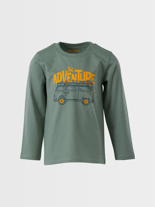 Adventure Van | Chlapčenské tričko s dlhým rukávom