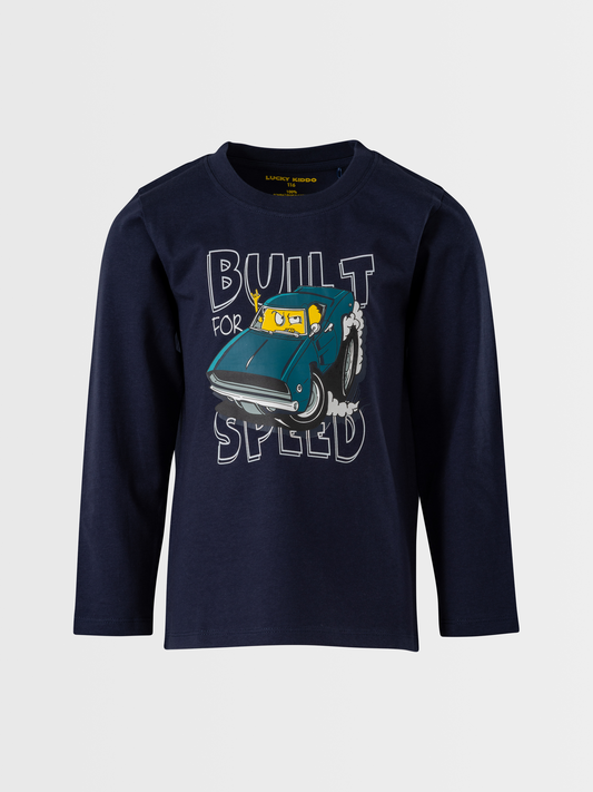 Built Speed | Chlapčenské tričko s dlhým rukávom
