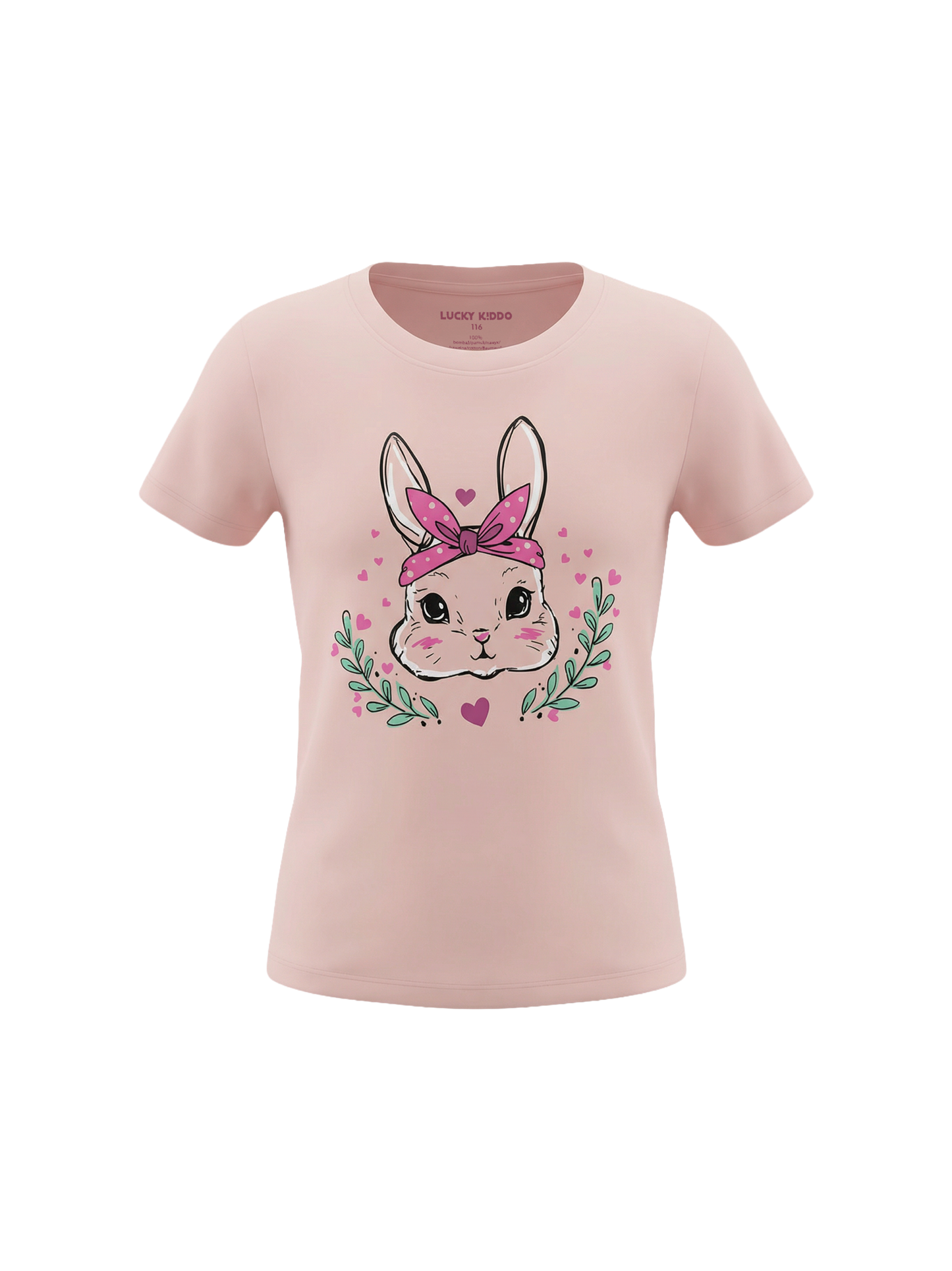 Fluffy Friend | Dievčenské tričko s krátkym rukávom