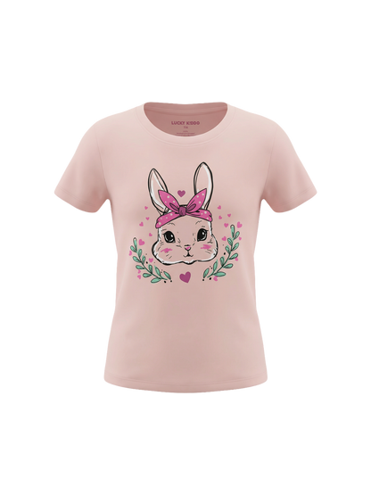 Fluffy Friend | Dievčenské tričko s krátkym rukávom
