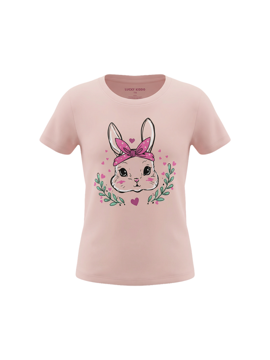 Fluffy Friend | Dievčenské tričko s krátkym rukávom