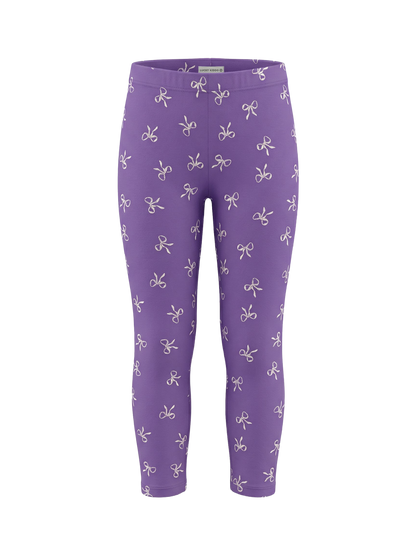 Purple Bow Magic | Dievčenské legíny