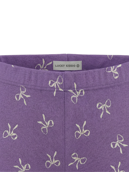 Purple Bow Magic | Dievčenské legíny