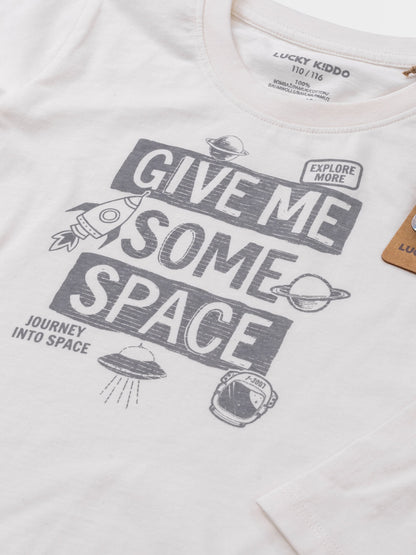 Give me space | Chlapčenské tričko s dlhým rukávom