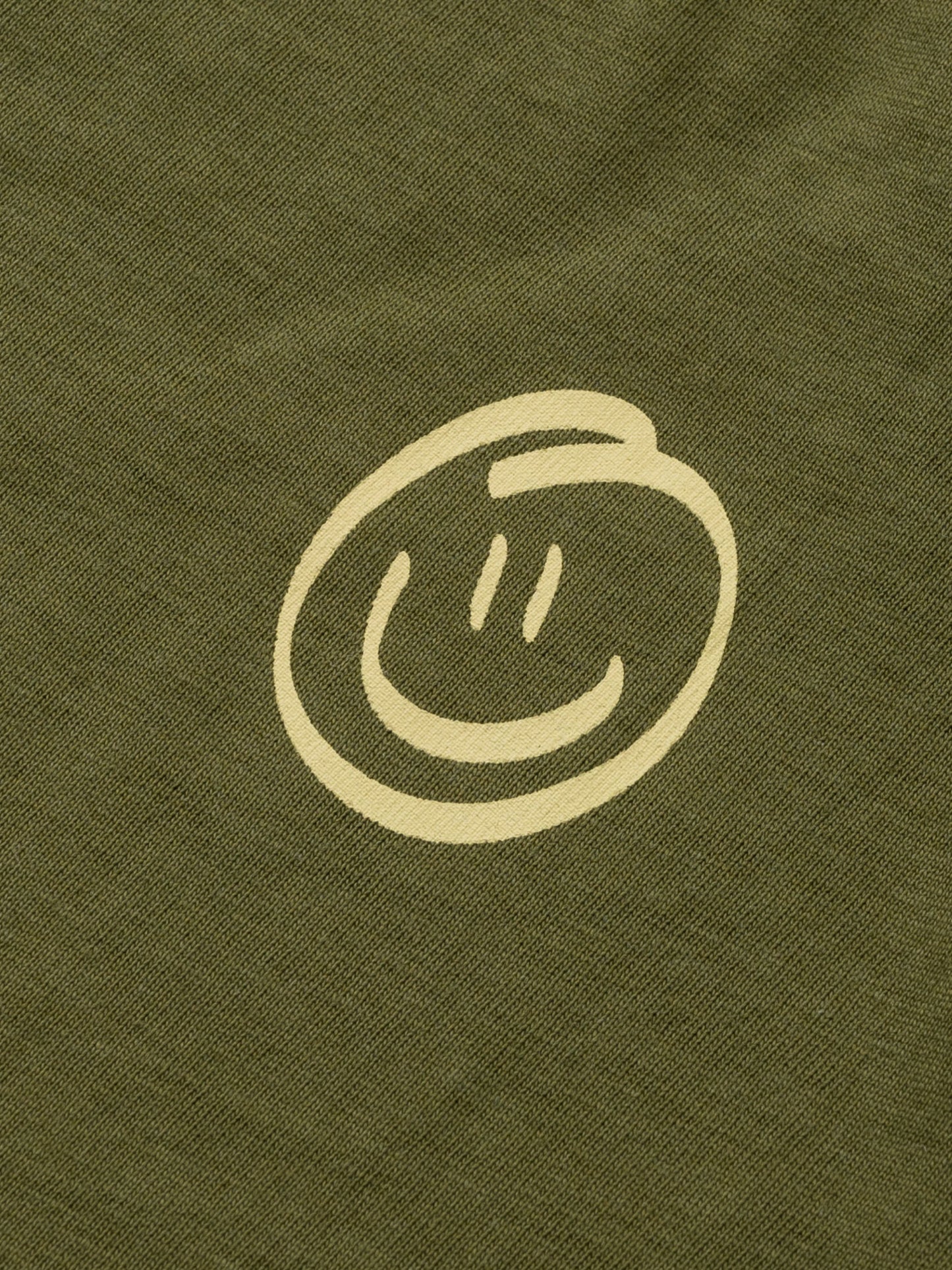 Dark Green Smiley | Chlapčenské tričko s dlhým rukávom