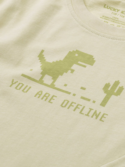 Aloe Wash Dino | Chlapčenské tričko s dlhým rukávom