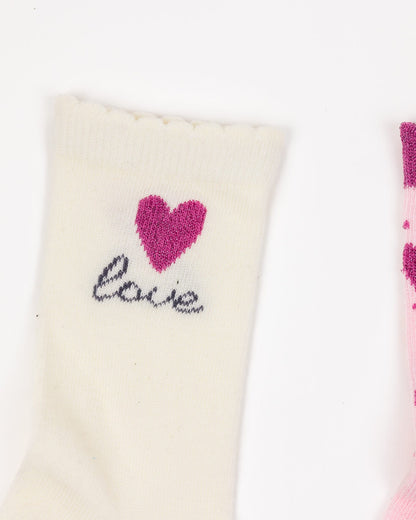 Dievčenské ponožky LOVE 3 kusy