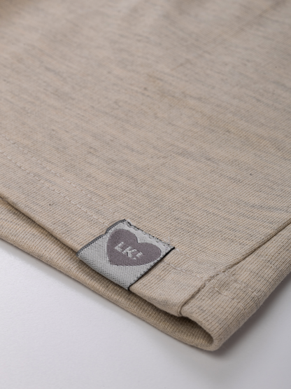 Beige Melange | Dievčenské krátke nohavice