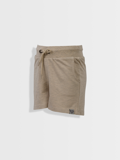 Beige Melange | Dievčenské krátke nohavice