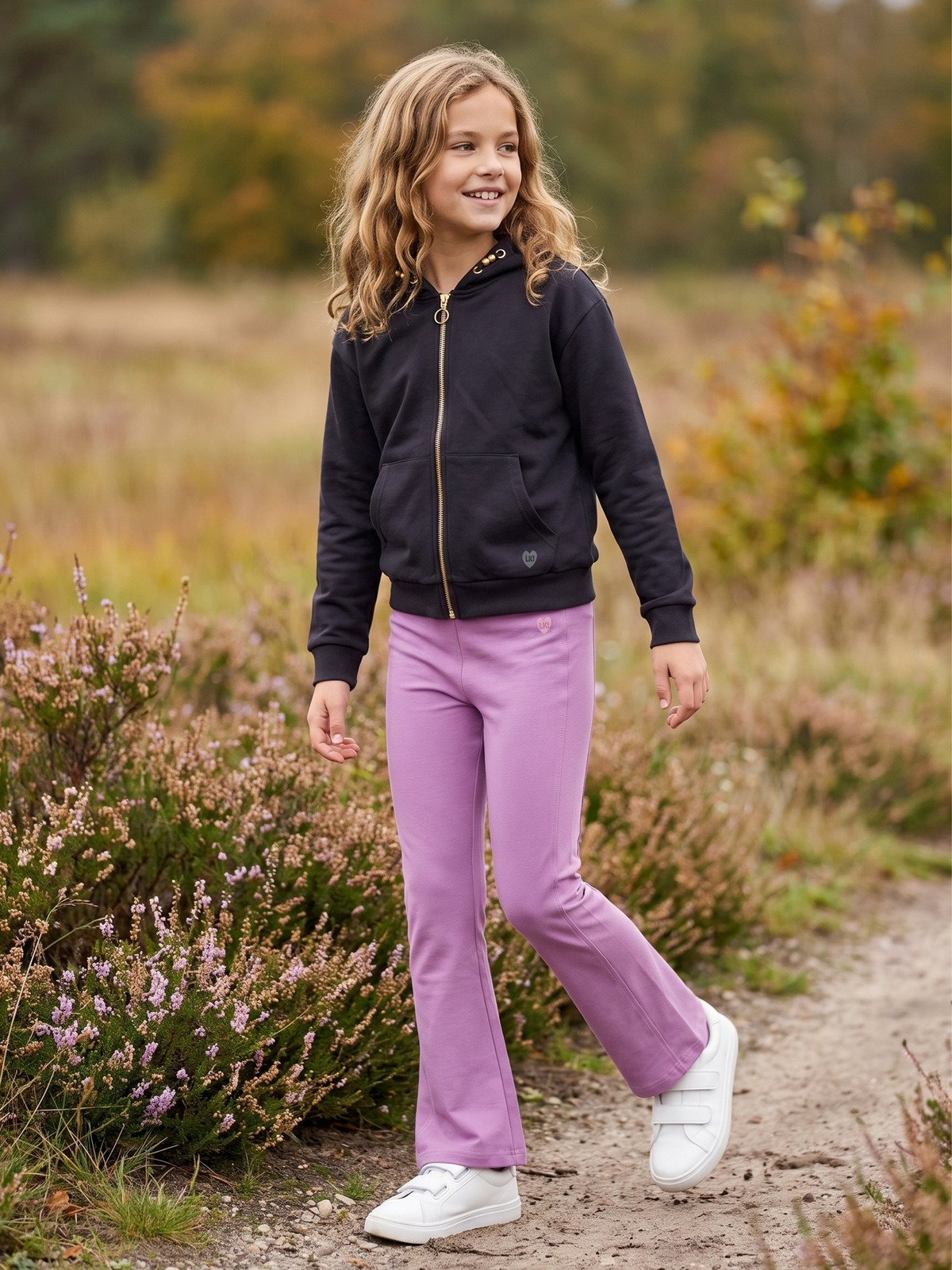 Lavander Pink | Dievčenské legíny do zvona