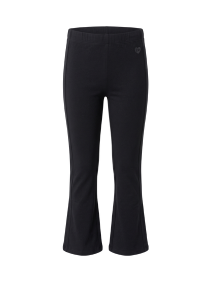 Solid black | Dievčenské legíny do zvona