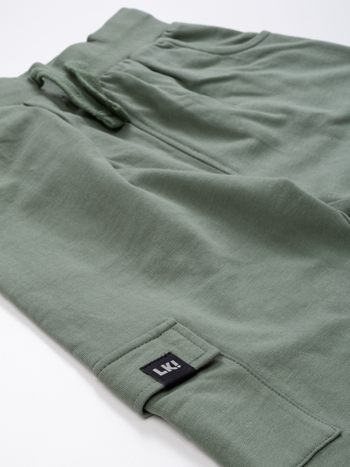 Dusty green | Chlapčenské cargo tepláky