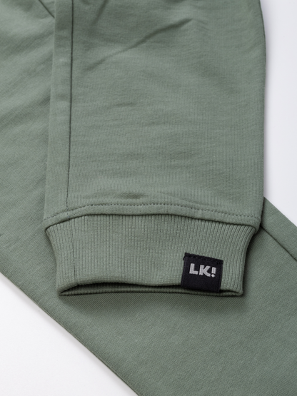 Dusty green | Chlapčenské cargo tepláky