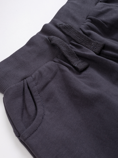 Ebony Grey | Chlapčenské cargo tepláky