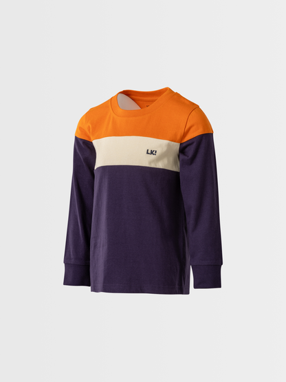 Color Block | Chlapčenské tričko s dlhým rukávom