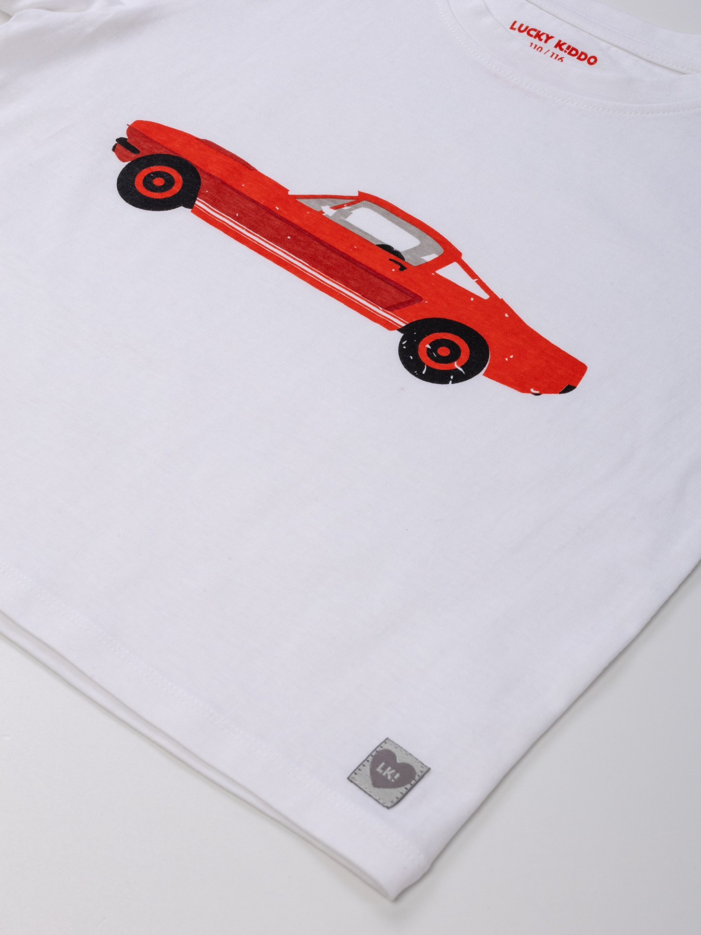 Red Car | Dievčenské tričko s krátkym rukávom