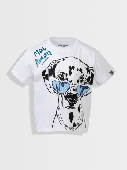 Whimsy Dog | Dievčenské tričko s krátkym rukávom
