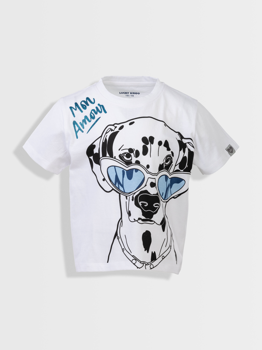 Whimsy Dog | Dievčenské tričko s krátkym rukávom