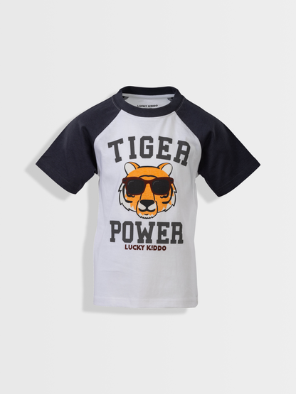 Tiger Power | Chlapčenské tričko s krátkym rukávom