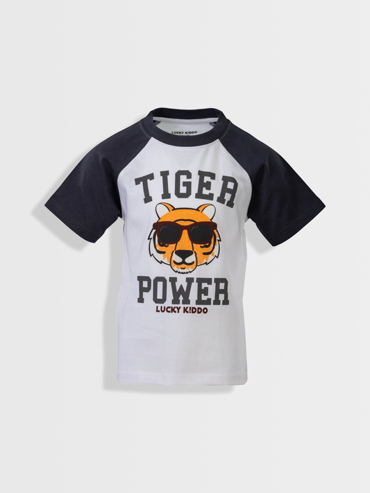 Tiger Power | Chlapčenské tričko s krátkym rukávom