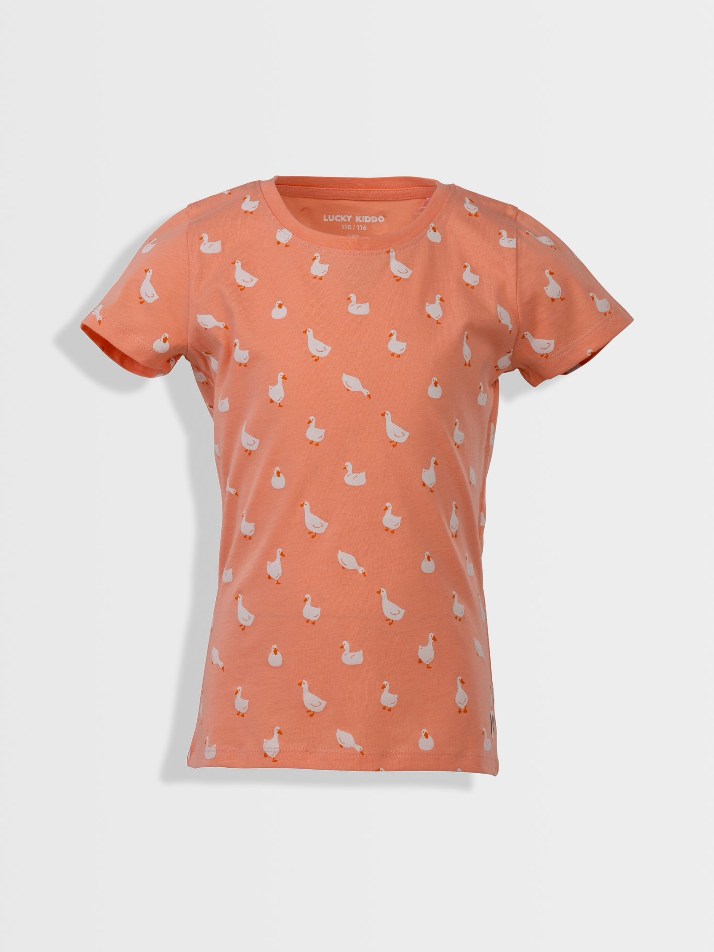 Peach Ducks | Dievčenské tričko s dlhým rukávom
