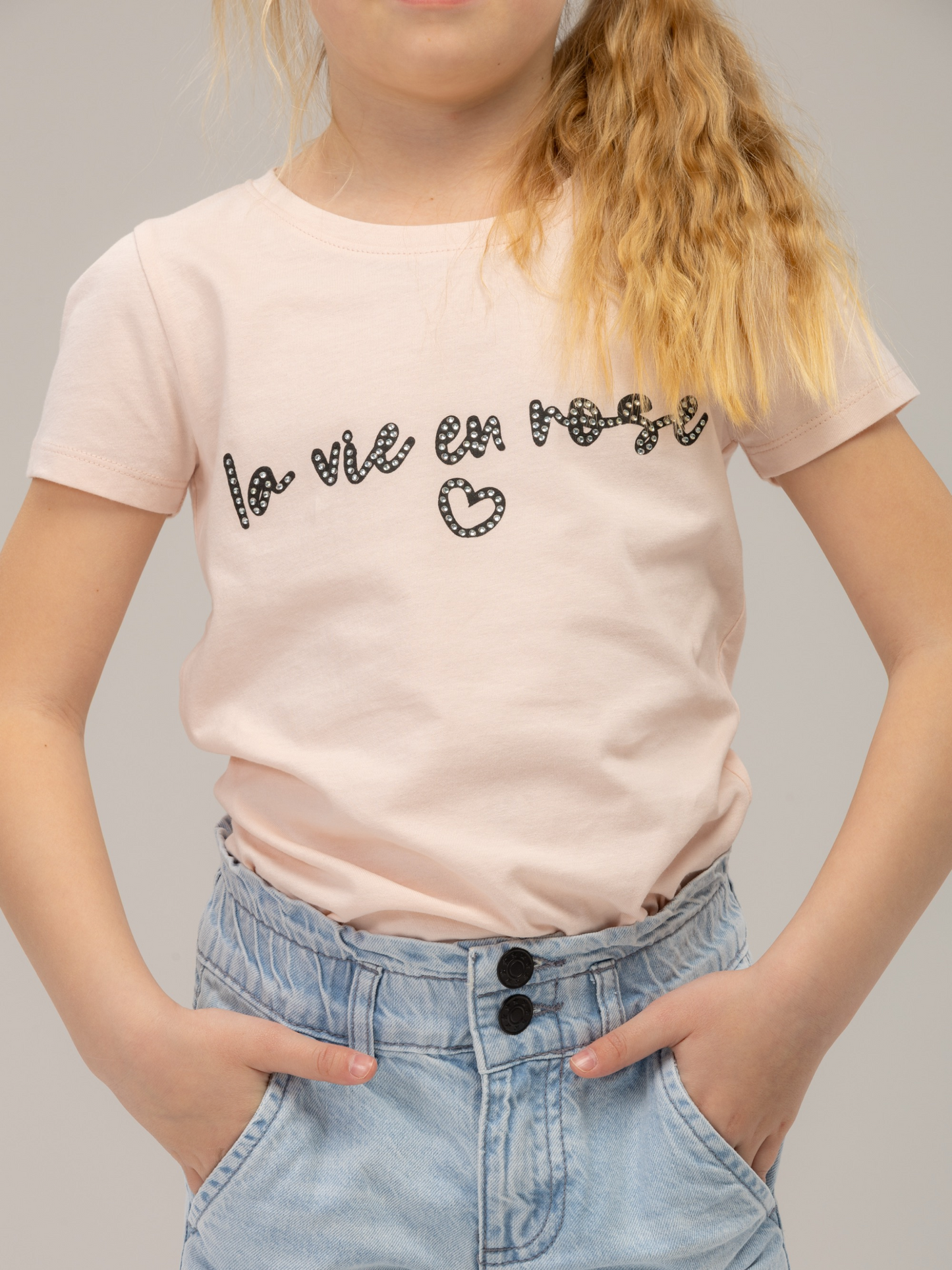 La vie en rose Pearl | Dievčenské tričko s krátkym rukávom