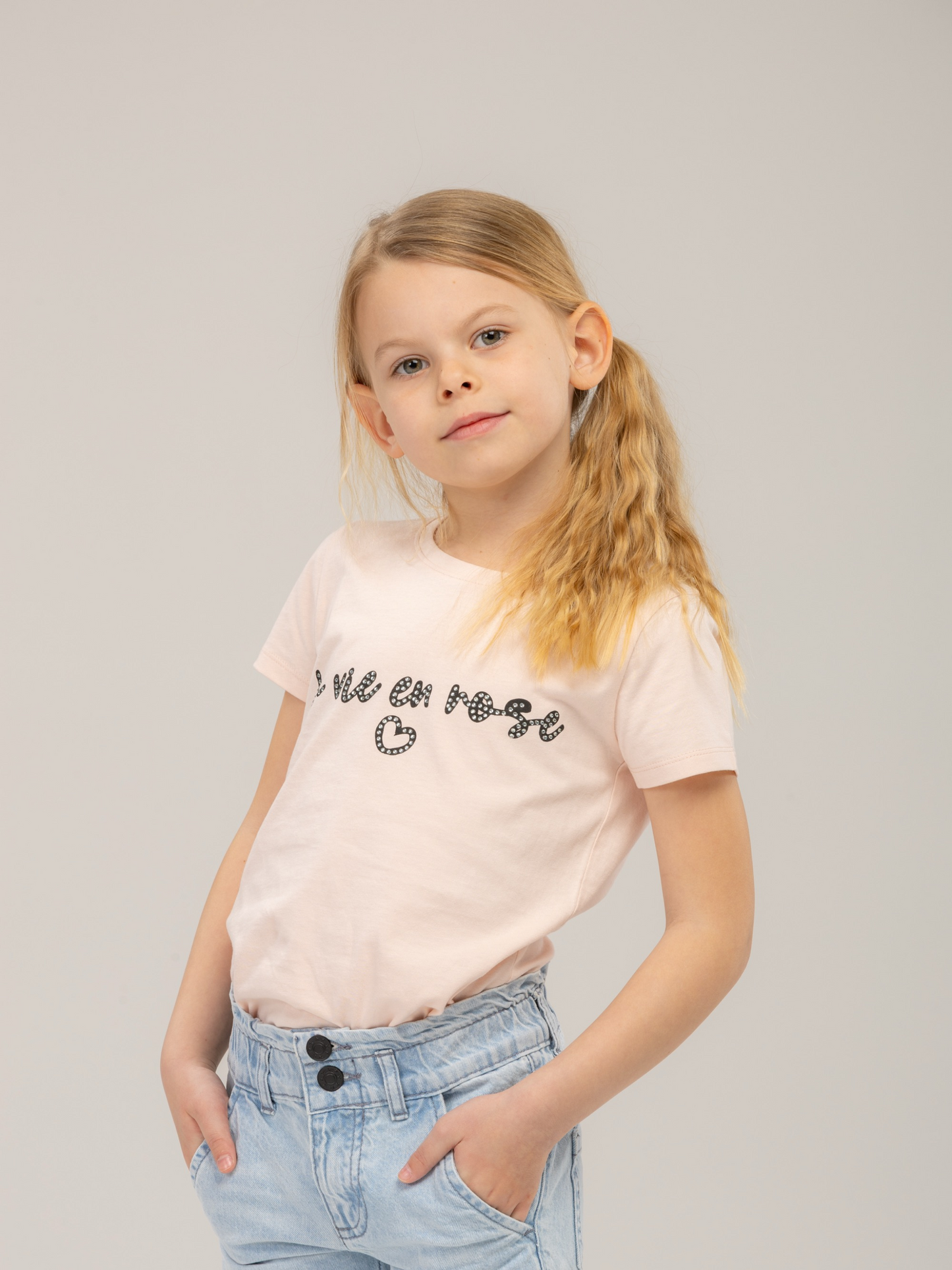 La vie en rose Pearl | Dievčenské tričko s krátkym rukávom