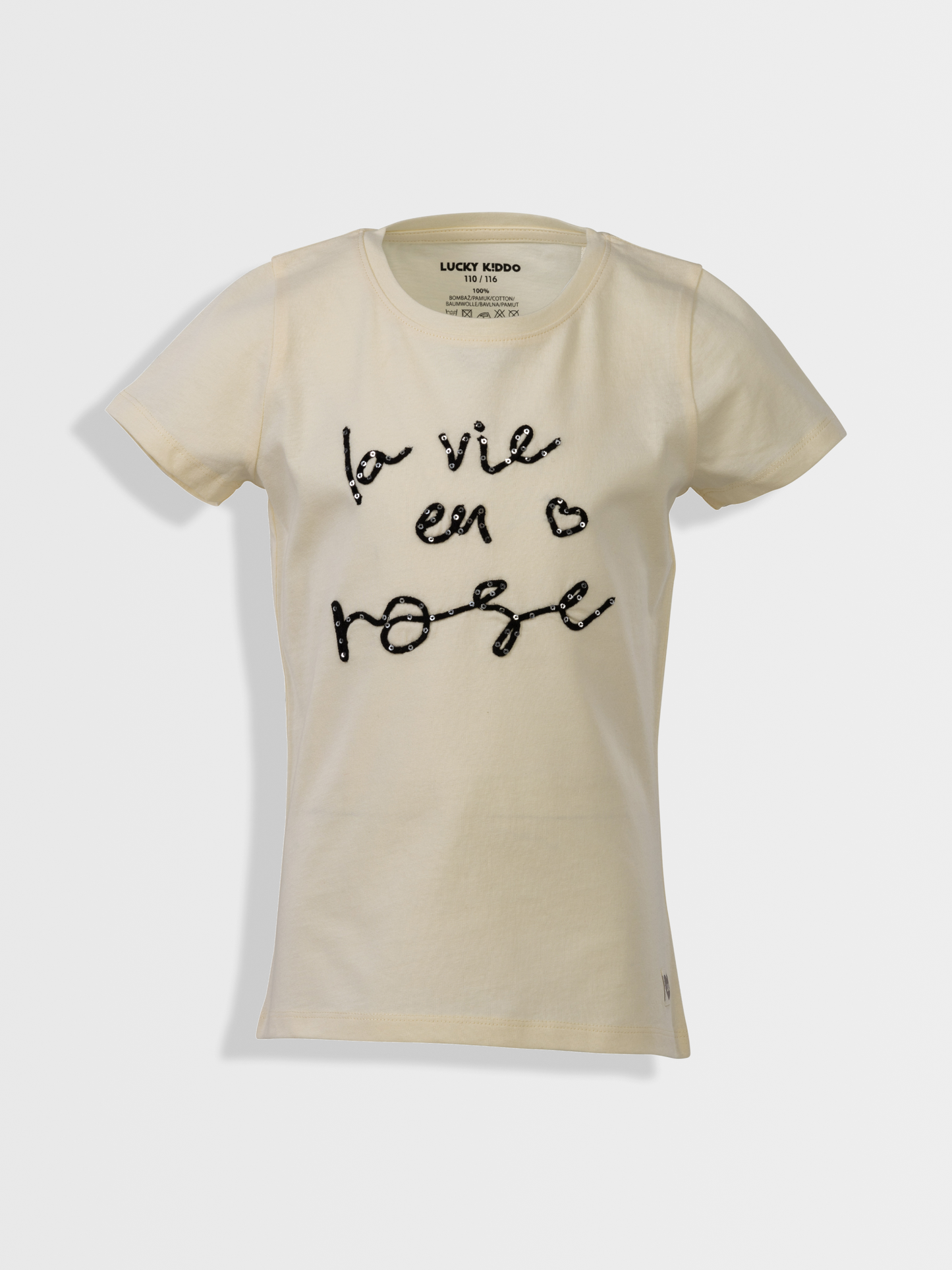 La vie en rose Vanilla | Dievčenské tričko s krátkym rukávom