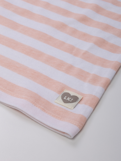 Pearl Stripes | Dievčenské tričko s krátkym rukávom