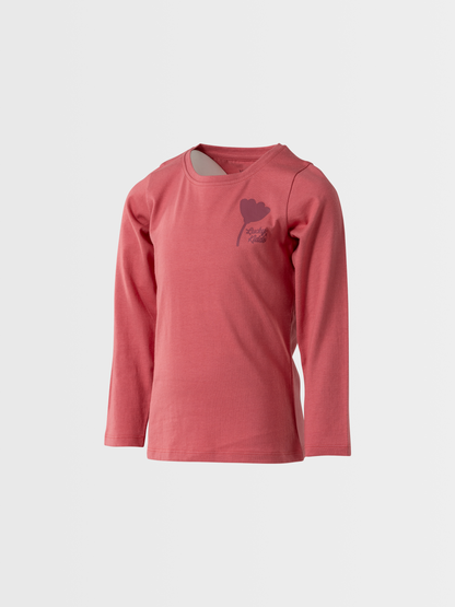 Rose Pink | Dievčenské tričko s dlhým rukávom