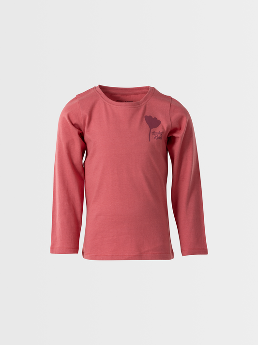 Rose Pink | Dievčenské tričko s dlhým rukávom