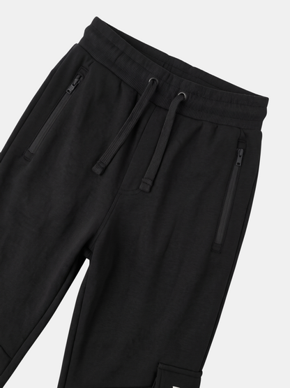 Onyx Cargo | Zateplené chlapčenské cargo tepláky - klasický strih