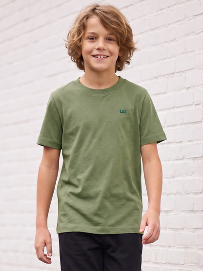 Moss Logo | Chlapčenské tričko s krátkym rukávom - klasický strih