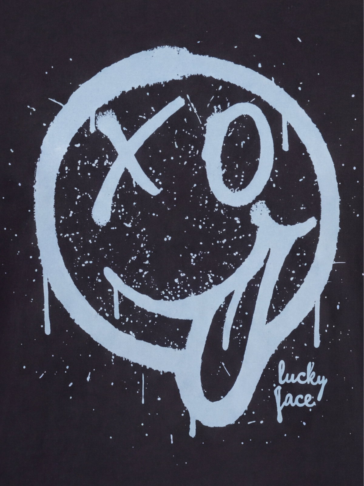 Lucky Face Blue | Chlapčenské tričko s dlhým rukávom - klasický strih