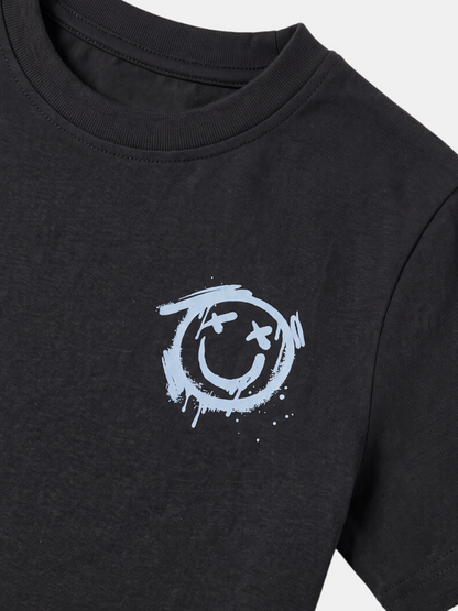Onyx Smiley | Chlapčenské tričko s krátkym rukávom - klasický strih