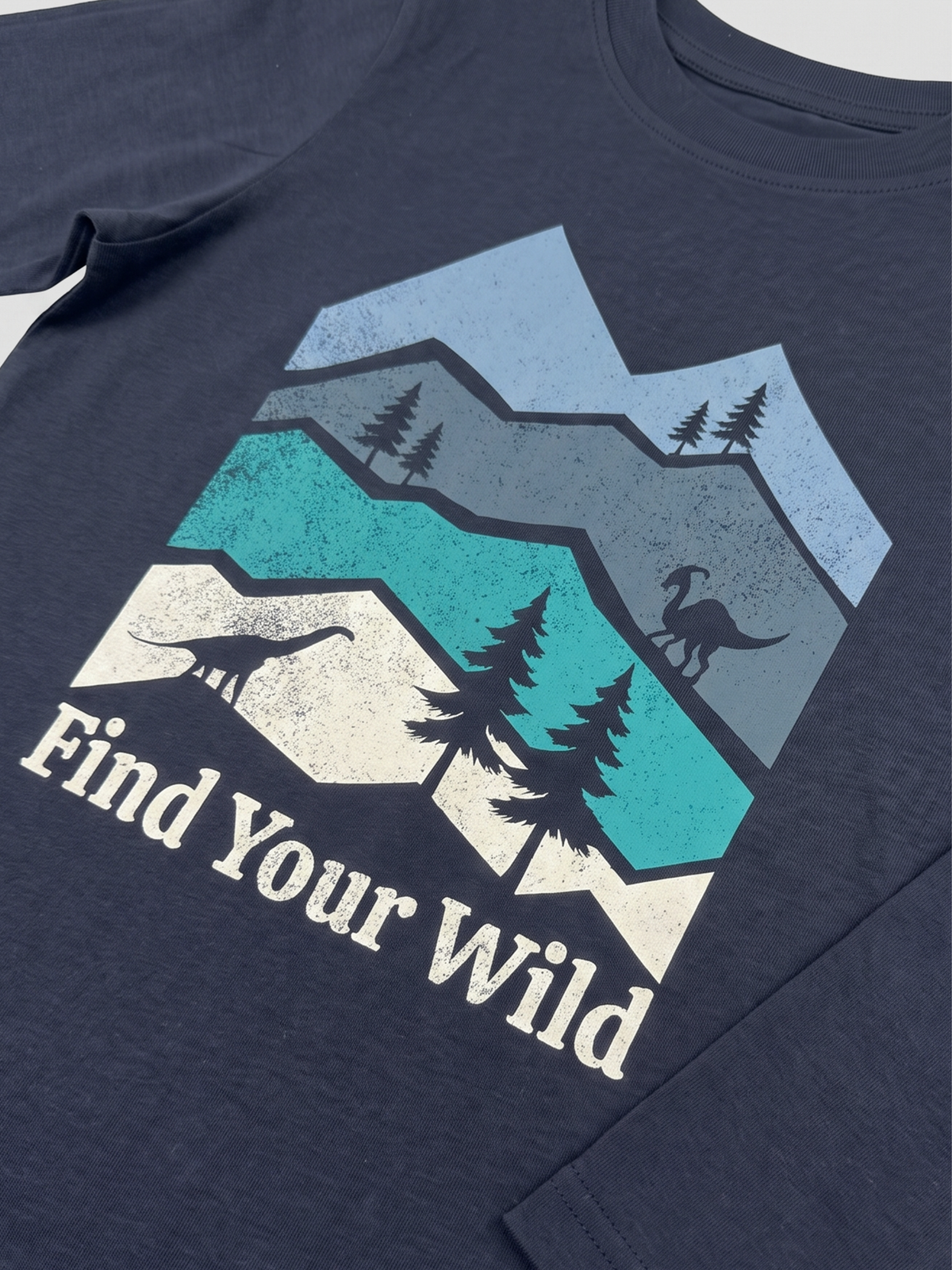 Find Your Wild | Chlapčenské tričko s dlhým rukávom - klasický strih